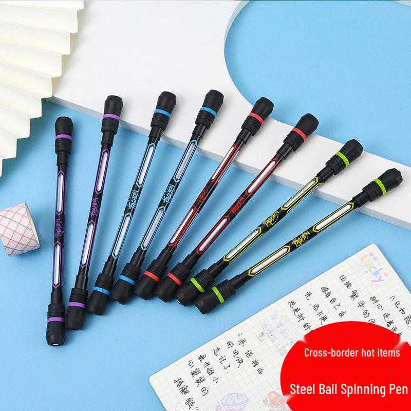Spinning Pen for Students: Decompression Rotating Pen for Primary & Secondary School, Writeable and Popular Online 