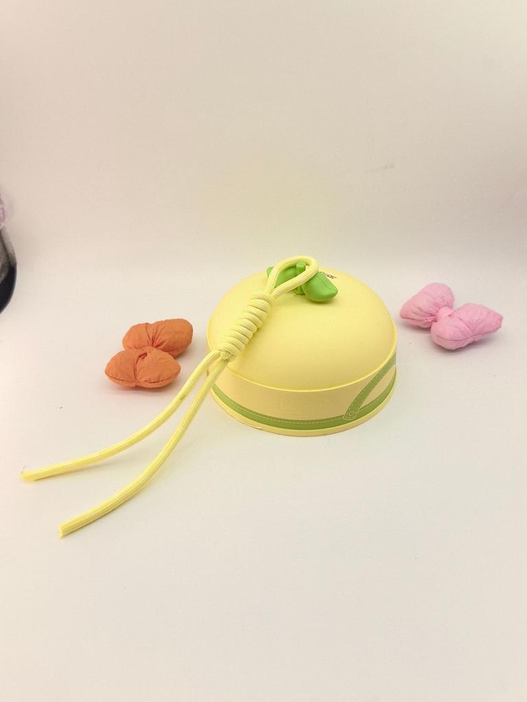 Spot Color Hand-Woven Rope Lanyard Pendant Trendy Color Nylon Rope Bag Keychain Pendant High Sense