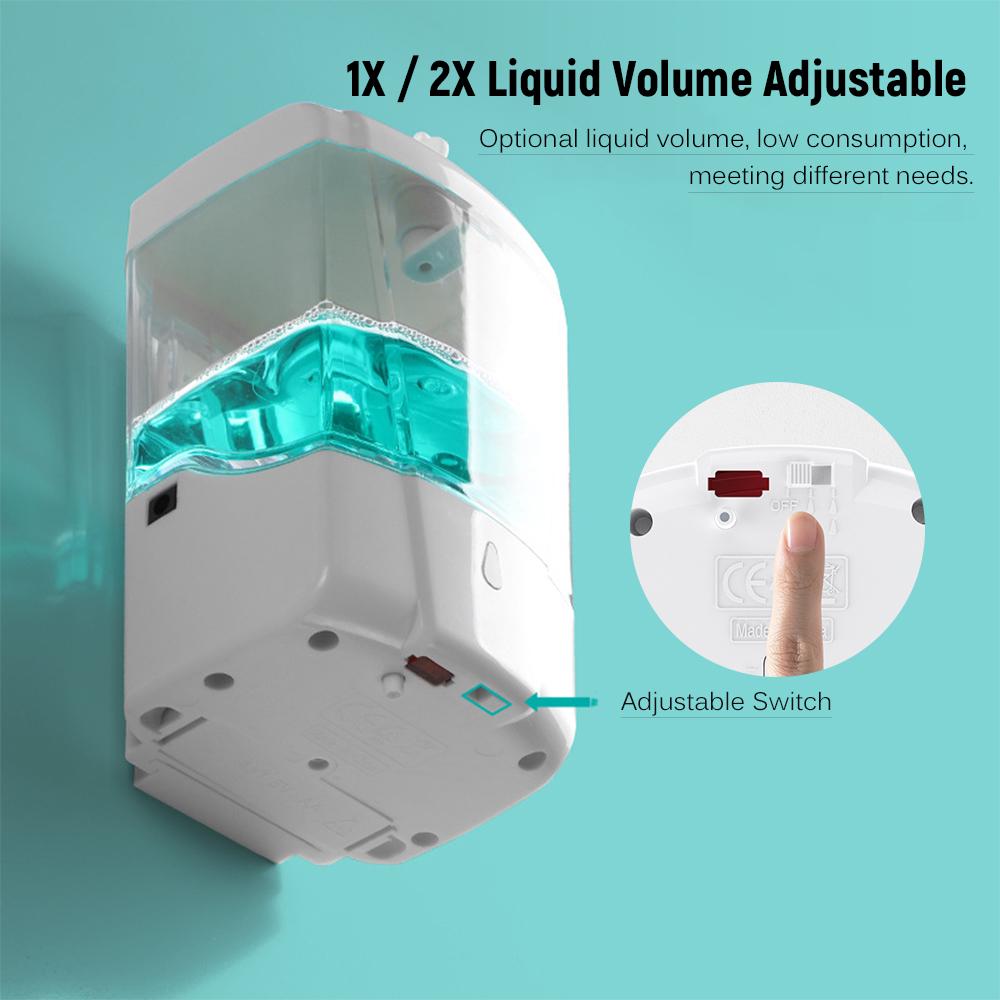 700mL Wall mounted Automatic Infrared Soap Dispenser Intelligent Foam Soap Dispensing Device Non Contact Foaming Soap