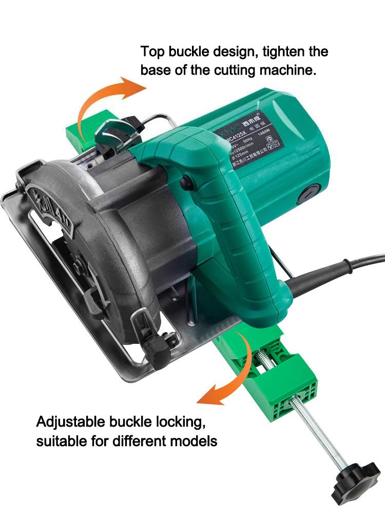 Portable Adjustable ABS Cutter Holder Positioning Fixing Clip Modified Cutting Board for 4-6” Cutting Machine Base Accessories