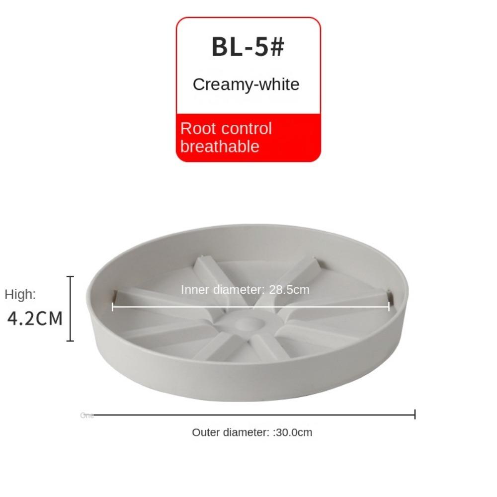 New Mobile Flowerpot Tray Plastic BreathableBase Bottom Flower Pot Gardening Anti Rotting Root Plant Pot Tray