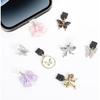 Dust Plug Charm for Kindle - 8 Pack Butterfly and Bows Anti-Dust Plugs, Coquettte Pendants Charging Port Protector Charms for Type C/USB C Phone
