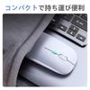 Wireless DPI Bluetooth Instant High Easy To Easy Compatible with and MacBook Mouse, Quiet, 3-Level Switching, Type-C, Rechargeable, Energy-Saving,