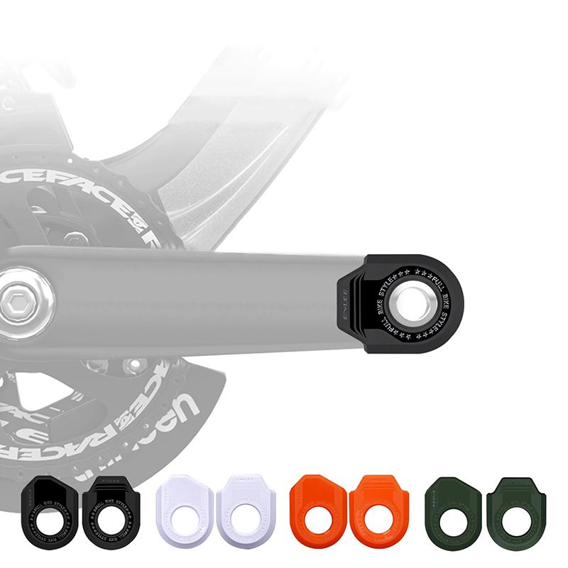 2Pcs Bike Crank Arm Protector TPU Anti Cover For Mountain Road Bike Chainring Universal Decorative Maintenance Gear