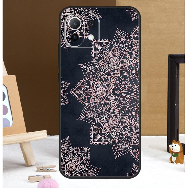 Indian Pattern Mandala Case For Xiaomi 14 Ultra 13 11T 12T 13T Pro 12 Lite POCO X6 Pro X3 X4 X5 M5s M6 F3 F5 Cover