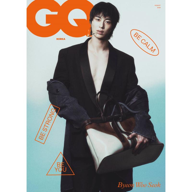 GQ Korea MAGAZIN 2025 August Byeon Woo Seok K POP, KSTAR, KIDOL, KFASHION