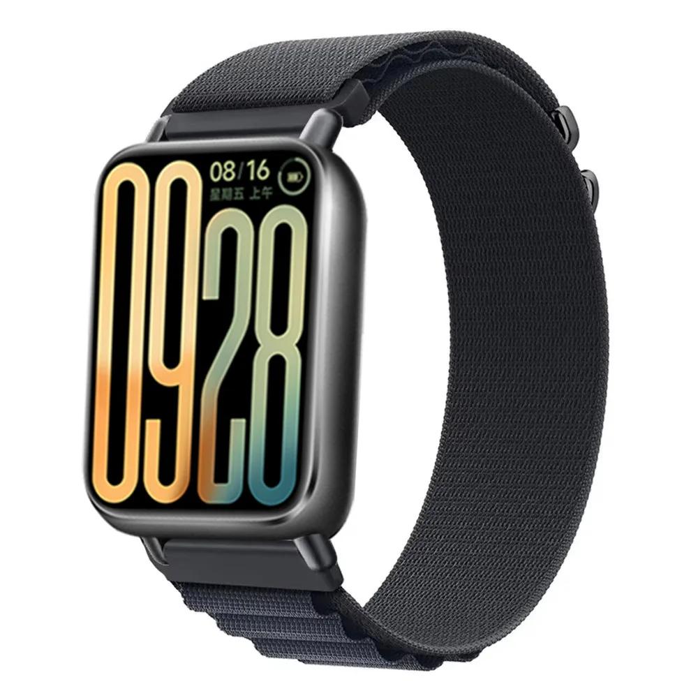 Nylonowy pasek Alpine Loop do Redmi Watch 4/5/6 Sport Oddychająca bransoleta Smartwatch do Xiaomi Mi Band 8 Pro/9 Pro Pasek Correa
