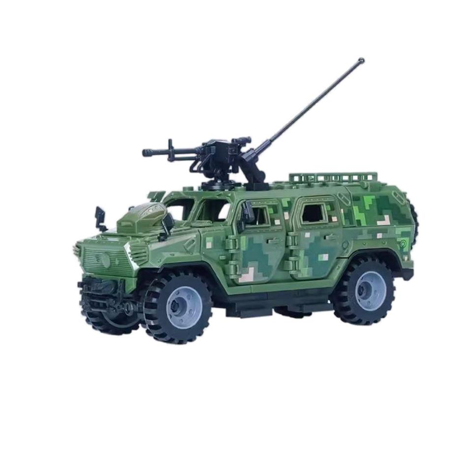 Special Forces Soldier Police Gangster Military Armored Vehicle Car Weapons SWAT WW2 Gun Building Blocks Figure Model Brick Toys
