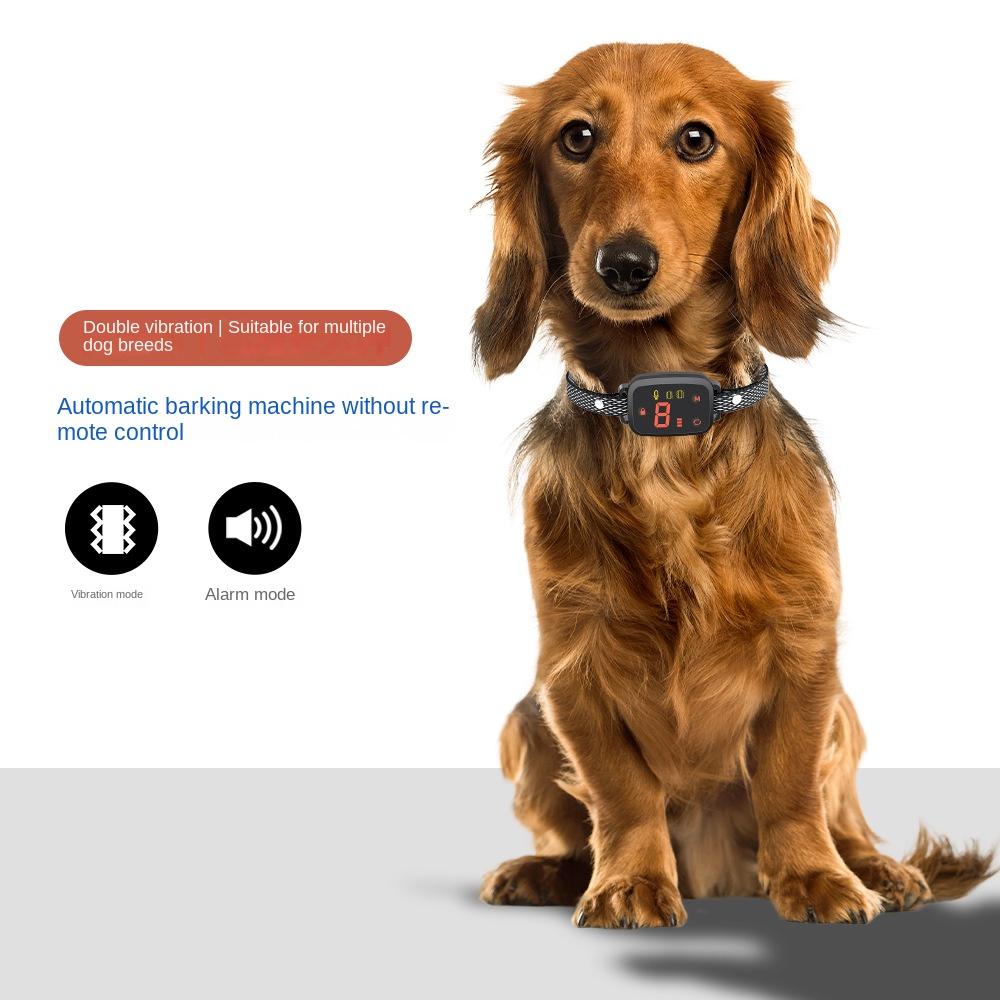 Smart Vibration Training Collar Dog Trainer Waterproof Digital Display Touch Charging Color Screen Pet
