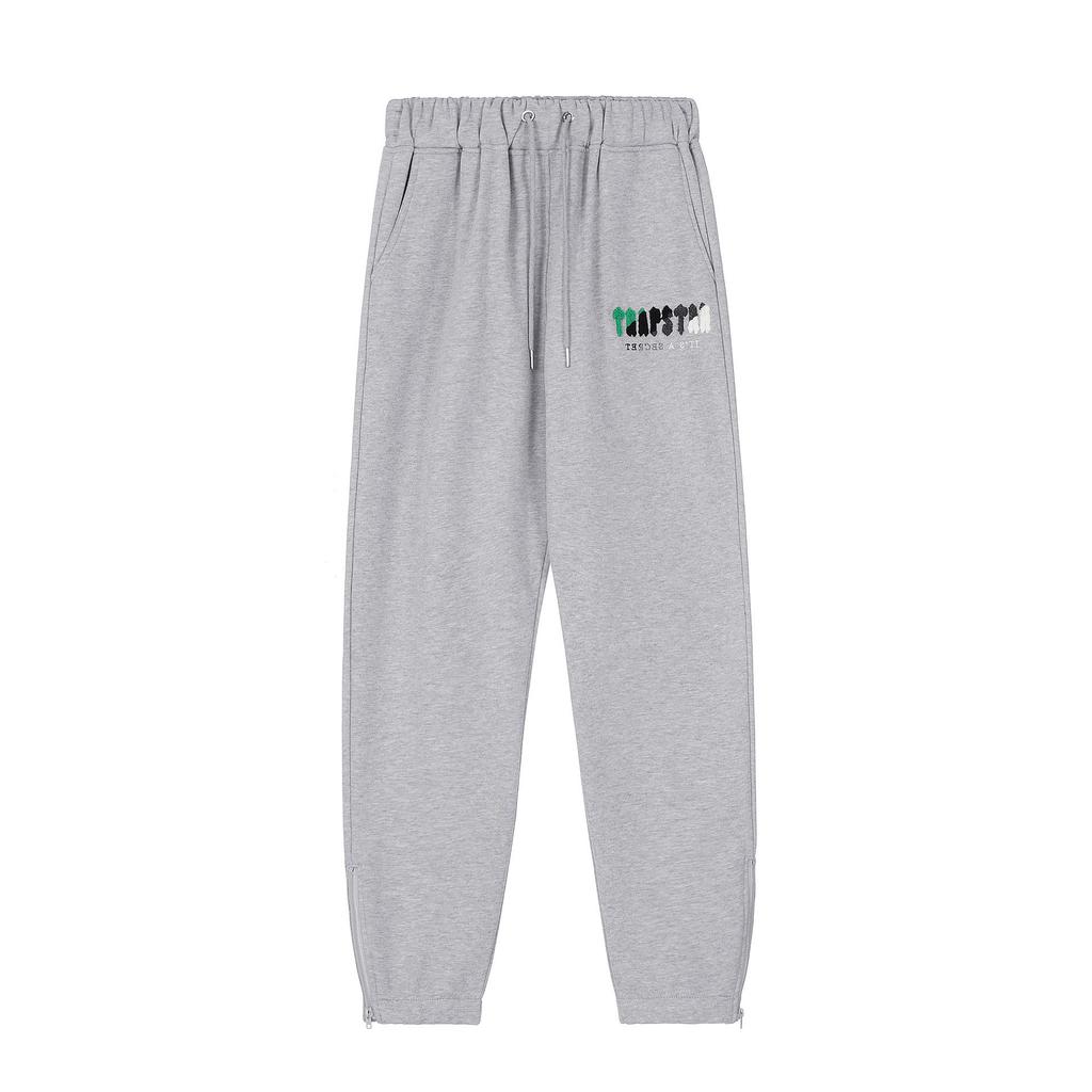 Trapstar Trendy Embroidered Hoodie Set: Unisex High Street Style with Plus Velvet Lining.