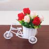 Simulationsblumen Dekorationen Rattan Blumenkorb Dreirad Fahrradmodell Heim Garten Hochzeitsfeier Dekoration Romantisch Und Niedlich