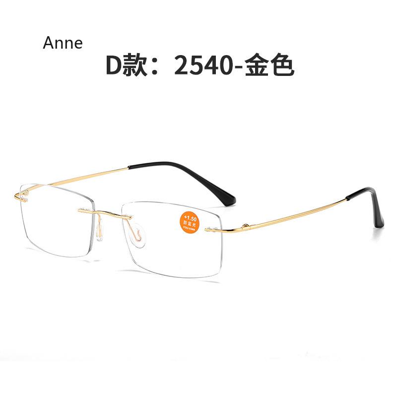 

Reading Glasses Women Dimond Cutting Rimless Eyewear Men Anti Fatigue Hyperopia Presbyopic Glasses +1.5 gafas 3.5