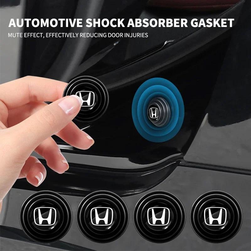 Tbfnr8 Silicone Car Door Shock Pad Stickers For Honda Civic Fit Jazz Accord CRV HRV City Odyssey Passport Pilot Vezel Insight