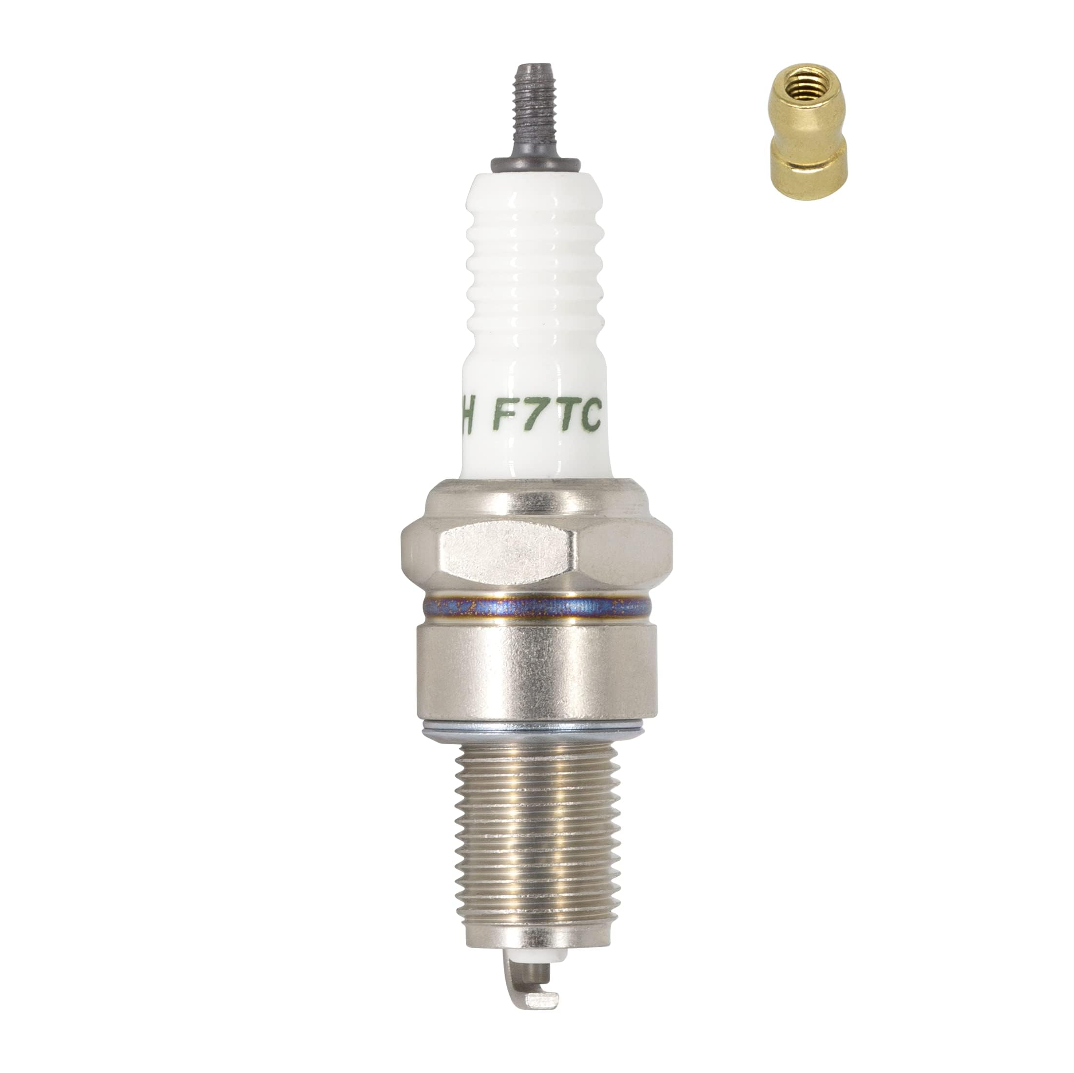 4 шт. Свеча зажигания TORCH F7TC Заменяет свечу зажигания NGK BP7ES, BOSCH W5DC, CHAMPION N9YC N7YC N79Y, DENSO W22EP-U