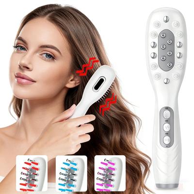 Intelligente Schall-Haarwachstumskamm: Hochfrequenzlicht, Mikrostrom-Massage, Walzenzahn-Applikator