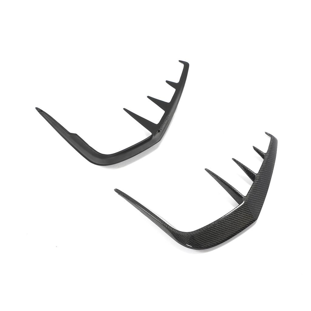 Накладки на задний бампер (для Q60 2016-2022, Карбон) для Infiniti Q50/Q60