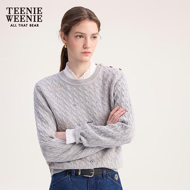 Teenie Weenie Women s Cable Knit Sweater L