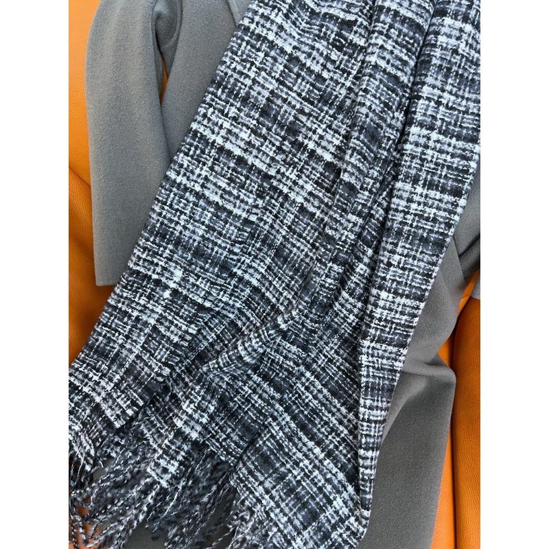 European American Plaid Faux Cashmere Scarf Couple Thick Warm Winter Scarf