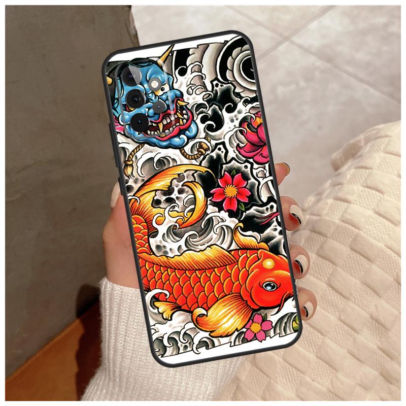 Japanese Koi For Samsung Galaxy A36 A56 A16 A26 A06 A52 A53 A33 A13 A34 A54 A14 A15 A35 A55 A22 A32 Case