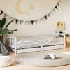 Children s Bed with Drawers White 80 x 200 cm Solid Pine Wood