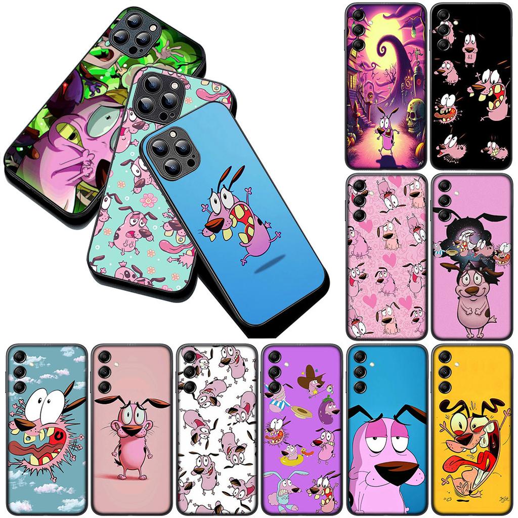 Casing for Apple iPhone 17 Pro XS Max Air 6 7 8 Plus 5 + SE 2022 SE2 16E Phone Case Poster C-Courage Dog C-Cowardly