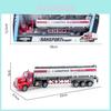 Double Decker Trailer Container Truck Engineering Vehicle Model Children Toy For Kids Play And Development
