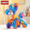TOYLINX Home Decor Micro Building Blocks Balloon Dog DIY Model Assembly Toy Colorful Interlocking ABS Children's Toys