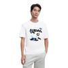 adidas Originals Camiseta de Manga Curta com Gola Redonda e Estampa de Preguiça de Desenho Animado Masculina Tops Branco HB2740