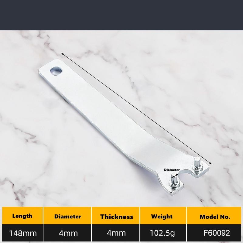 Dual-purpose Angle Grinder Machine Accessories Four Claw Wrench Thickened High Hardness Wrench For Angle Grinding Wheel Machine