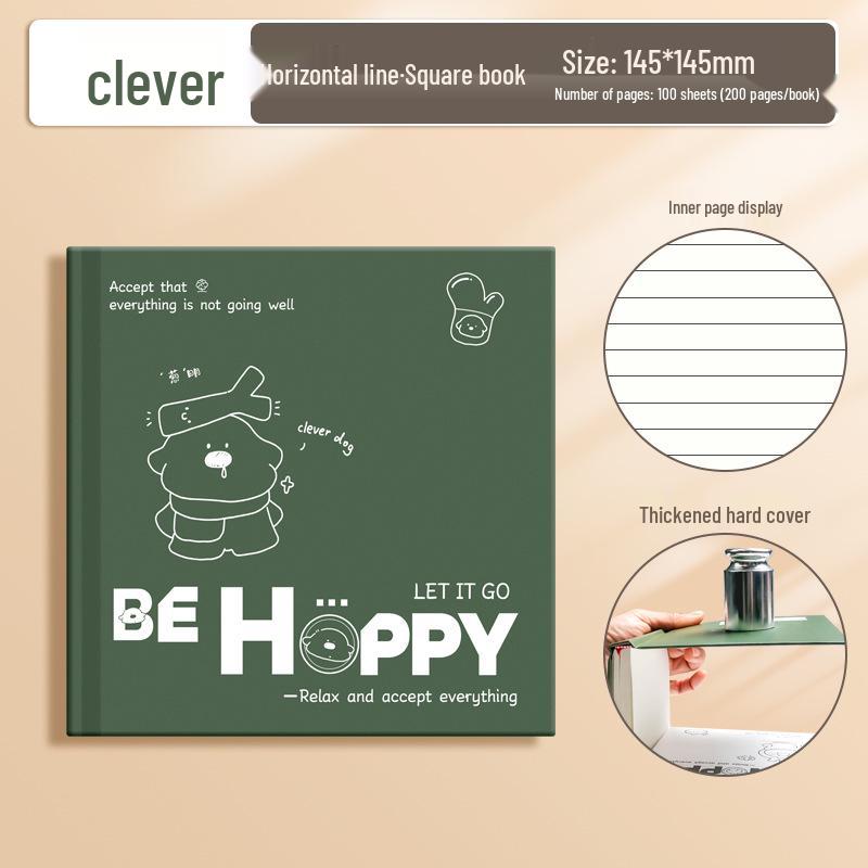 Hardcover Exquisite Planner: Simple Student Diary & Thick Notepad