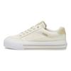 Puma Court Classic Vulc Comfortable Versatile Low-Top Skate Shoes Women Sneaker Off-White 395020-08