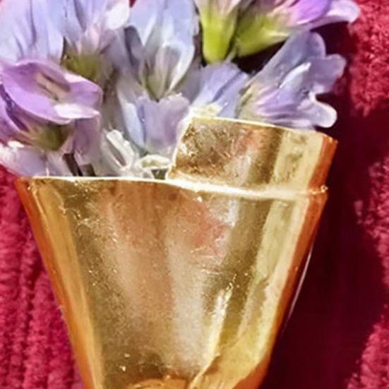 2Pcs Artful Flower Vase Brooch Real/Dried Flower Holder Wearable Floral Lapel Pin Minimalist Art Brooch