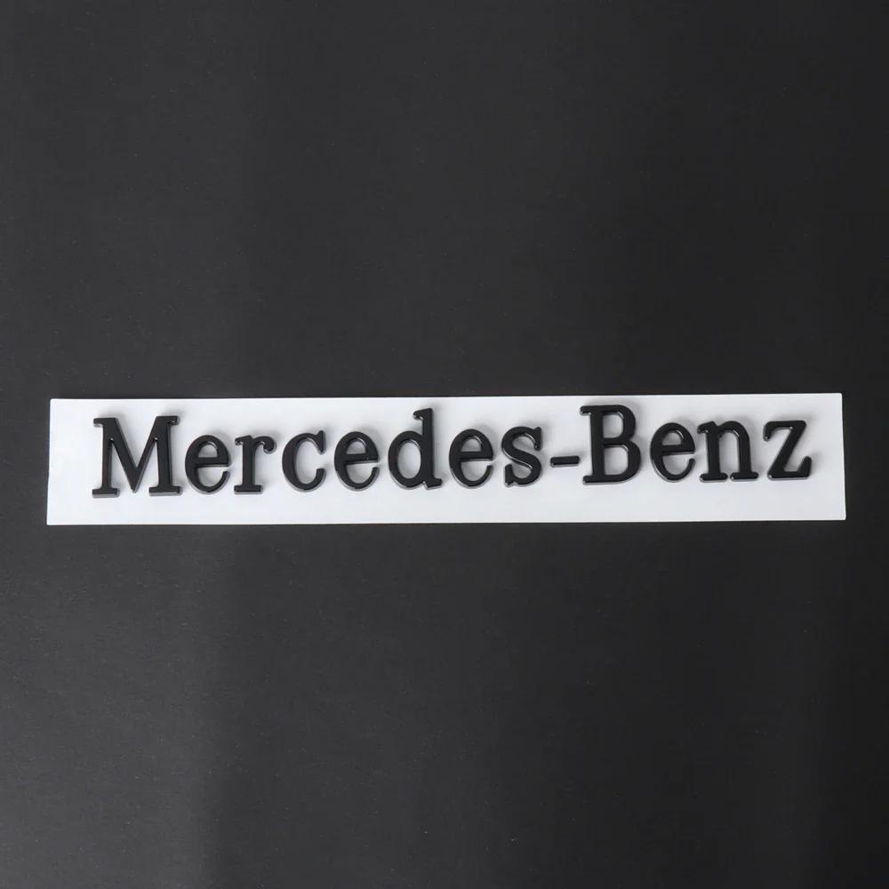 3D ABS Car Badge Rear Trunk Body Sticker Emblem Decoration For Mercedes Benz AMG W108 W124 W126 W140 W205 W201