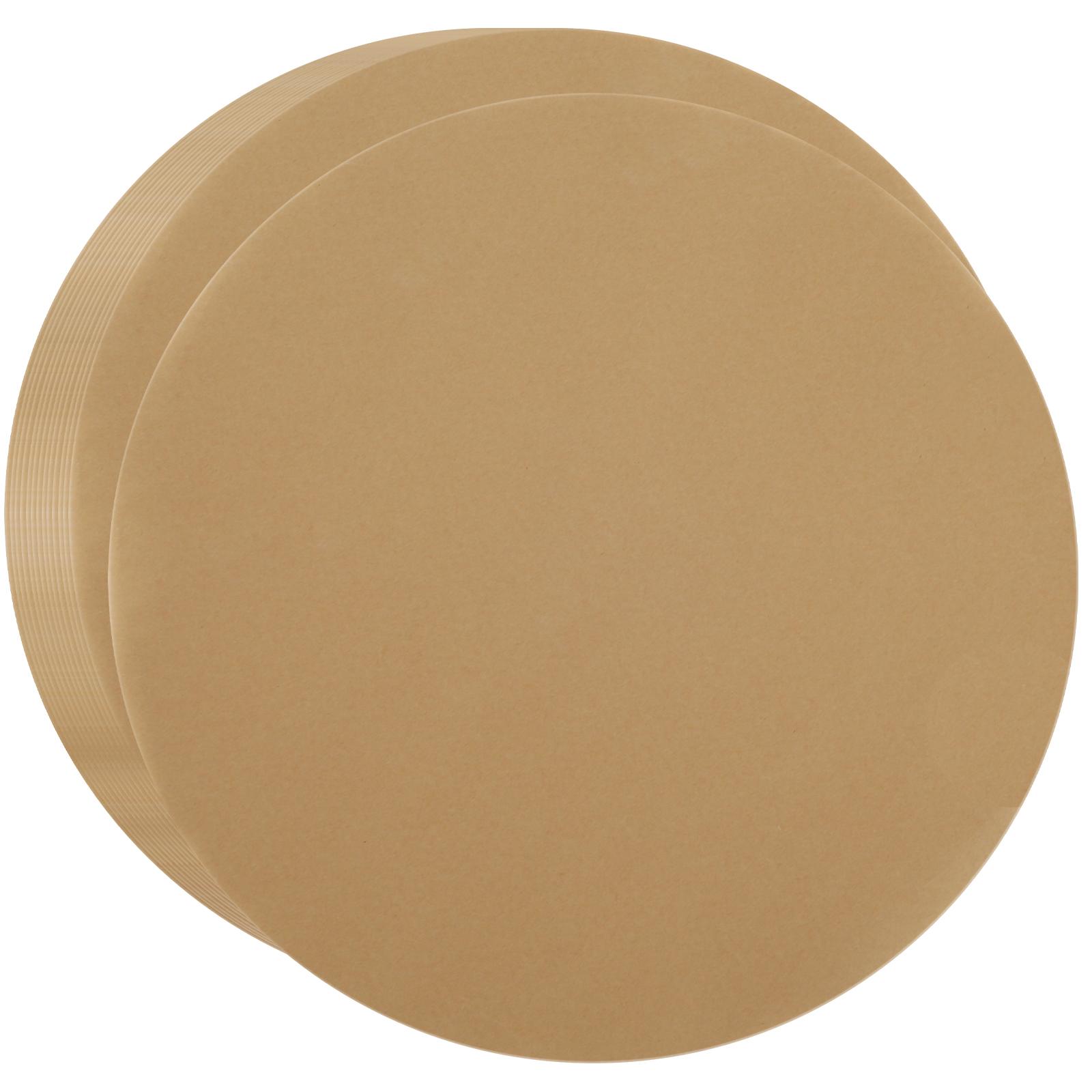 

100/200 шт. Бумага для выпечки Пергаментная бумага Фритюрница 14 дюймов Бумажная подкладка Круглая Маслостойкая Антипригарная Пергаментная бумага Лист для выпечки для духовки