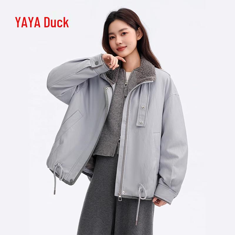 Yaya Women's Lightweight Stand-up Collar Duck Down Jacket