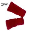 Flexible Half Finger Typing Gloves 1 Pair Fingerless Gloves Winter Warm Mittens Polyester Thermal for Women Soft Fuzzy Fleece Driving Writing