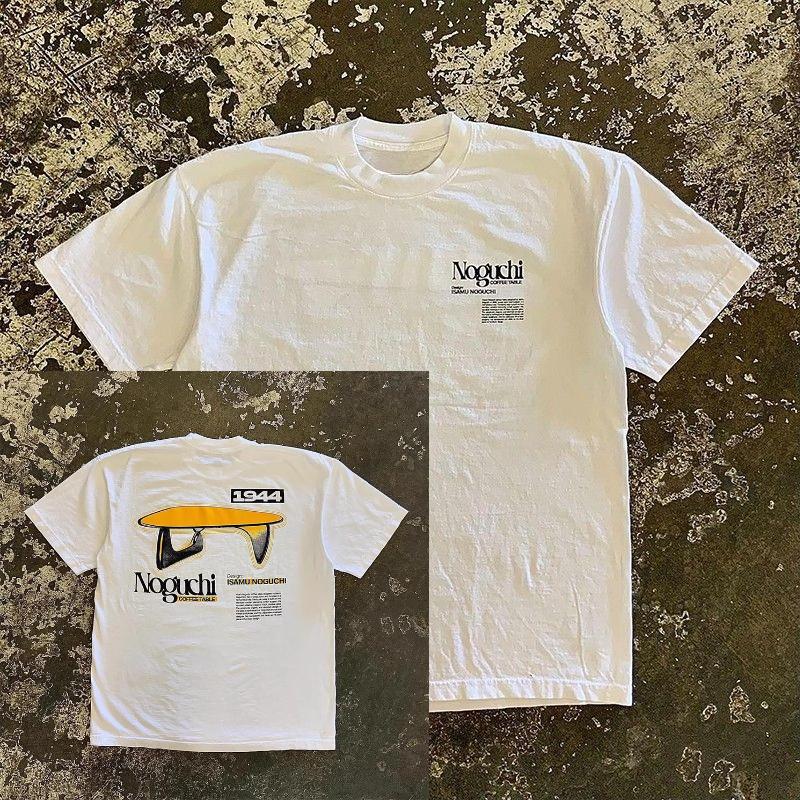 

Coffee Table 1994 Coffee Table American Letter Couple Loose Design Sense Small Short-sleeved T-shirt 4XL