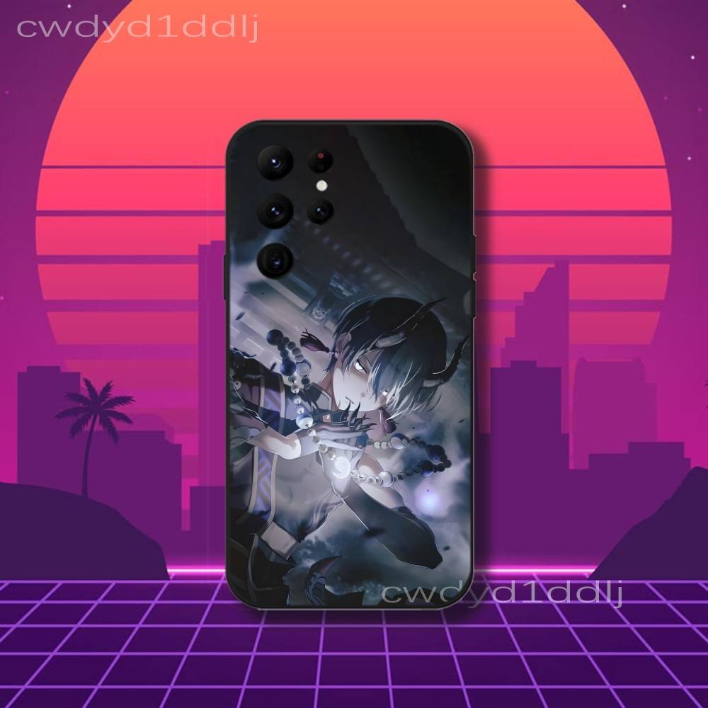 Toya Aoyagi P-Project SEKAI Phone Case For Samsung S10,S21,FE,S21 ,S26,S25,S24,S23,Ultra,S9,S22,Plus Black Shockproof TPU