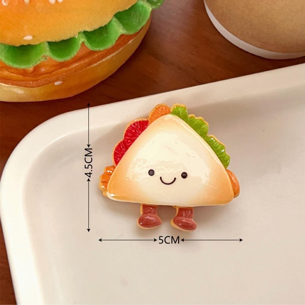 1PC New creative gourmet hairpins,cute cartoon girly versatile duckbill clips, bangs clips, and fun personality headwear