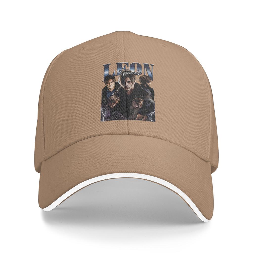 Leon Kennedy Vintage Residents Evils Baseball Cap  Y2k Cute Hip Hop Hats Summer Men Women Kpop Rock Baseball Caps