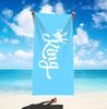 Couple Style Beach Towel with King Queen Gold Crown Soft Touch Strong Water Absorption Fast Drying Suitable for Summer Beaches
