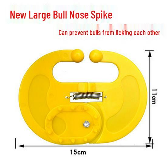 Calf Weaner Bull Nose Ring and Piercing Pliers, Plastic Reinforced Type