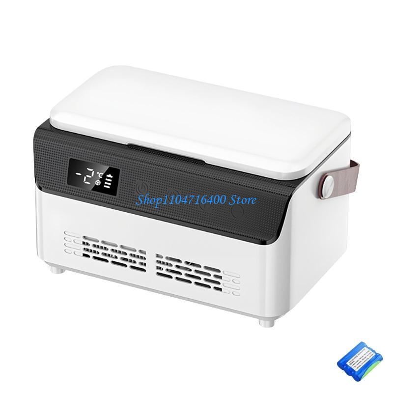 y1gd Double Layer Temperature Display Car Coolers Box with Temperature Display ABS Construction And Easy Transport