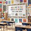 Waterproof Border Sticker Roll Self Adhesive Classroom Border Sticker  Library Decor