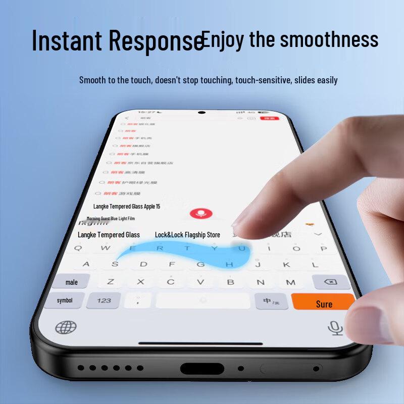 Langke Redmi K90 Pro Max Tempered Glass Screen Protector (2-Pack)