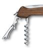 Victorinox Wine Master Walnut Sommelier Knife with Wine and Leather Opener, Corkscrew, Pouch, Swiss-Made 6-Function Multi-Tool [Product Code