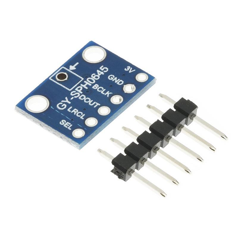 1Pc Gy-Sph0645Lm4H I2S Mems Microphone Breakout Sensor Board Module Sph0645Lm4H Microphone Module 1.6-3.6V For Raspberry Pi
