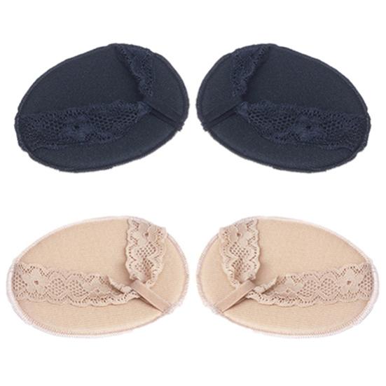 1 par blonder usynlige sklisikre høyhælte sko puter forfot halv yard pute