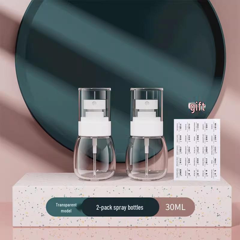 Travel-Size Ultra-Fine Mist Spray Bottle for Face Moisturizing and Alcohol Use