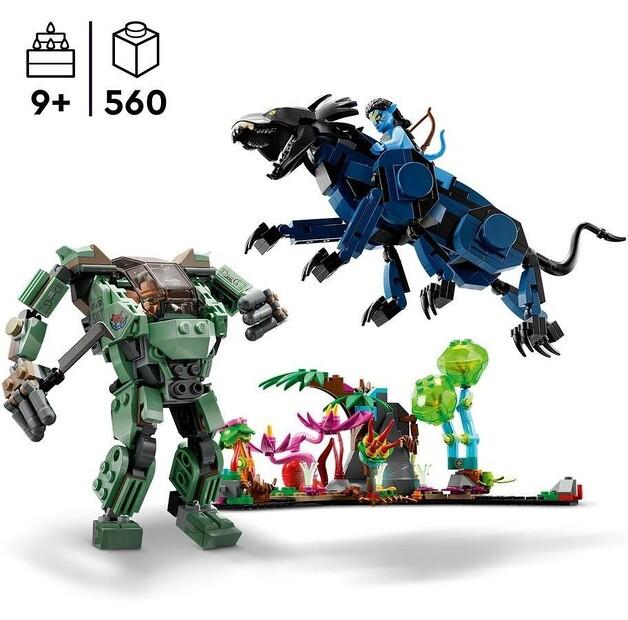 LEGO Avatar 75571 Neytiri and Thanator Vs Quaritch In PZM Suit